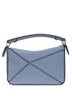 Blue 'Puzzle Mini' shoulder bag Loewe - loewe perforated
